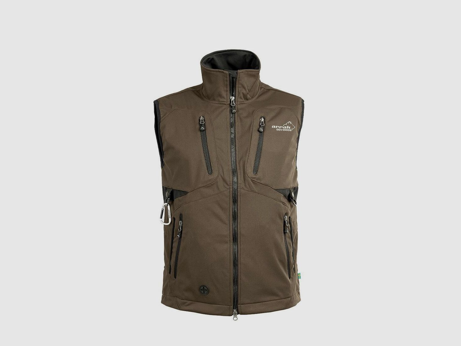 Arrak Outdoor Acadia Vest Men Brown XL