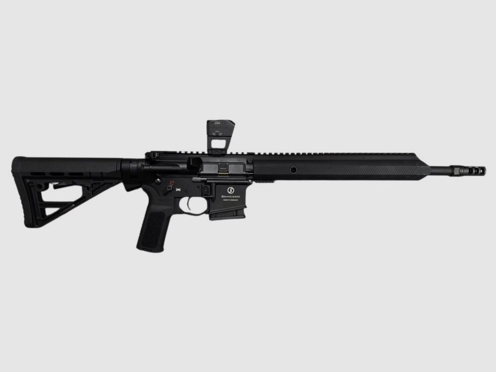 Schmeisser M4FL Sport 14,5" AR15 halbautomatische Büchse 223Rem + Falke CMS