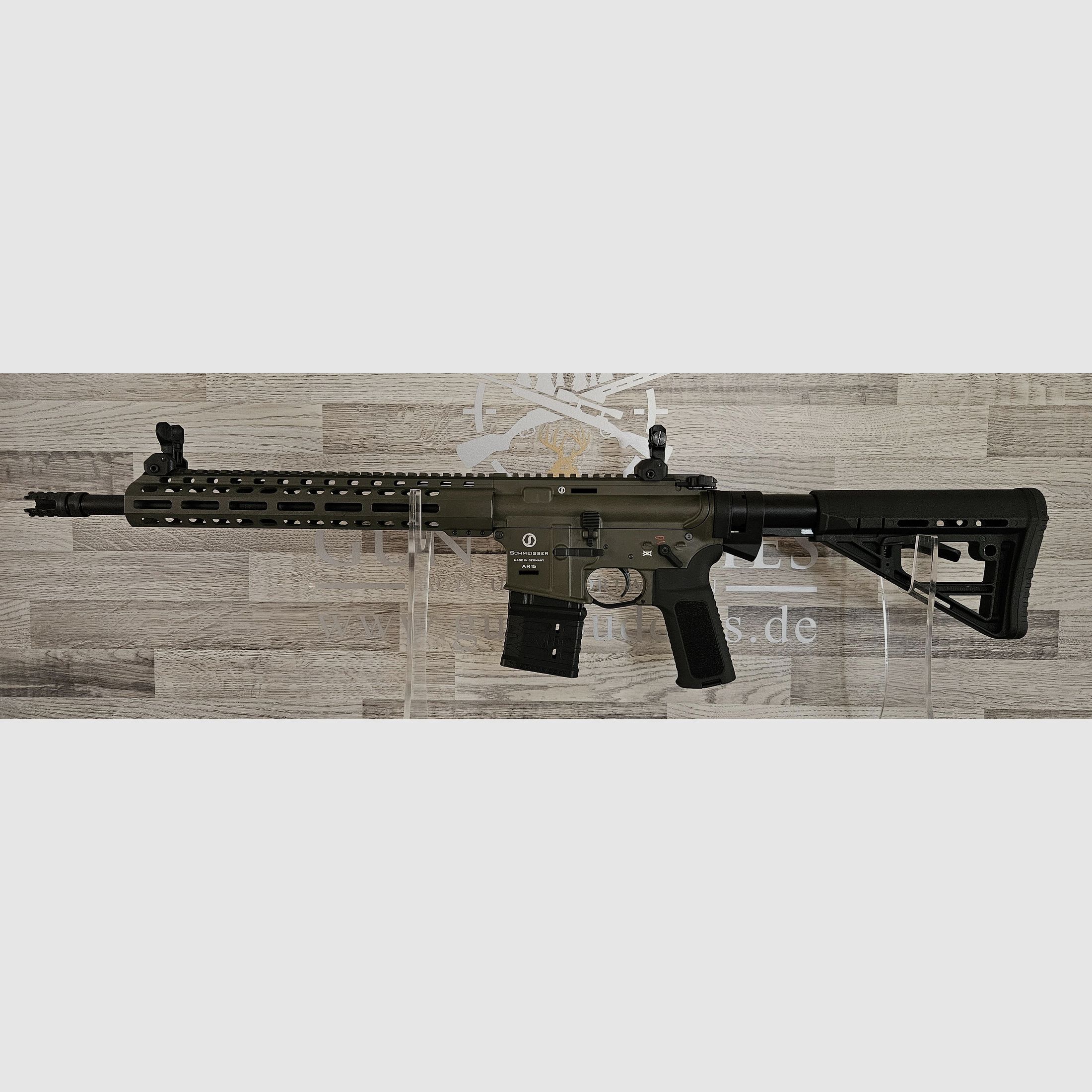 Schmeisser AR-15 M4FL OD Green 14.5" cal. .223Rem. - free shipping - new goods from specialist trade