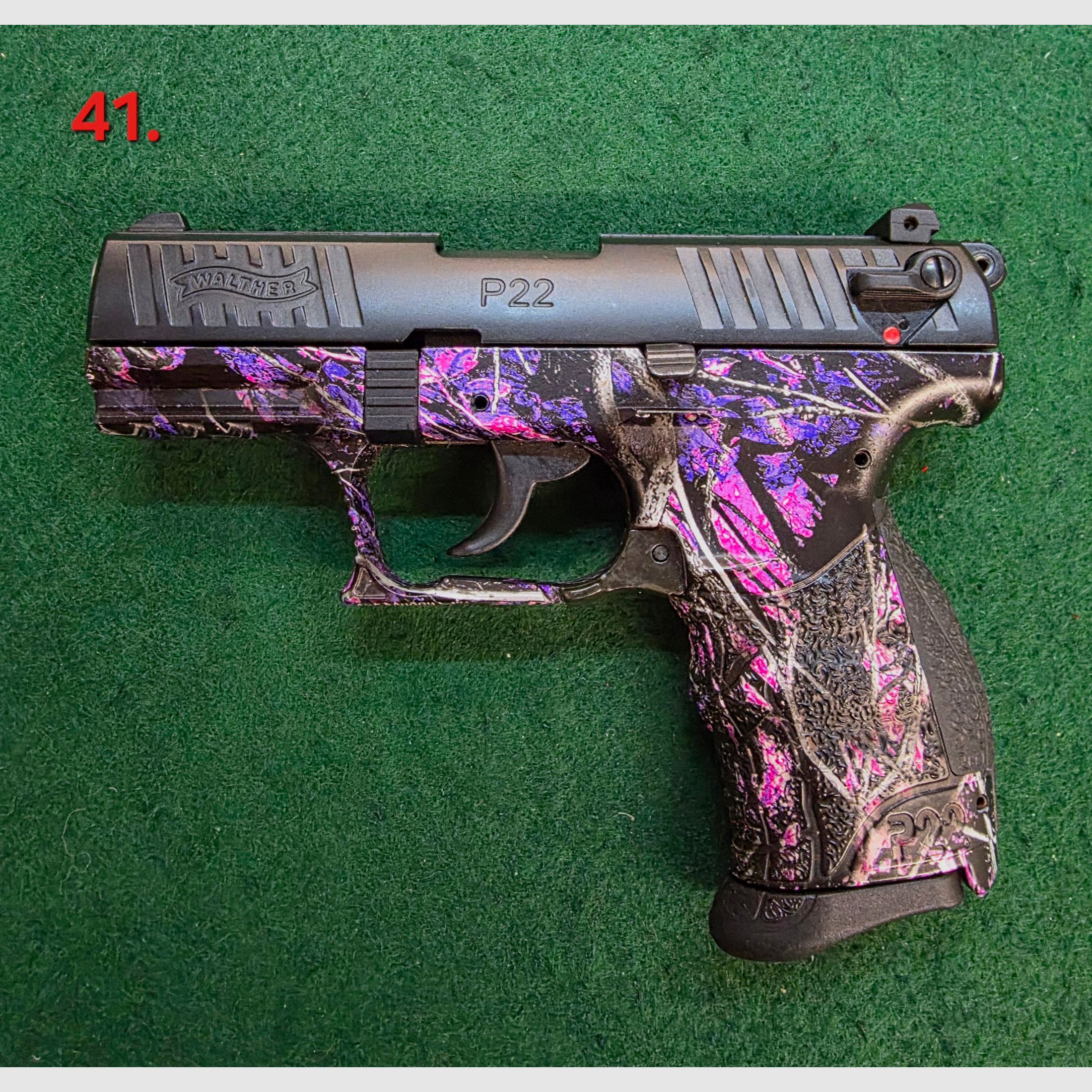Walther P22 Muddy Girl Kaliber 9mm PAK Schreckschuss SRS