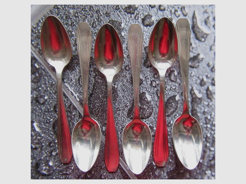 Art Deco Kaffeelöffel Löffel Silber Style 25 Alt Apollo Thiers