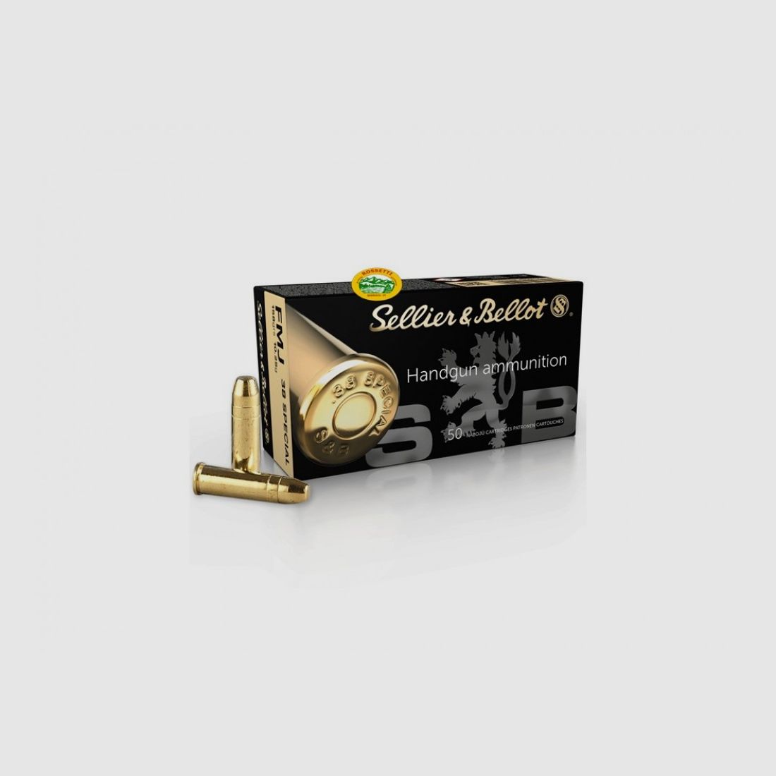 SELLIER & BELLOT MUNITION KAL.38 SPECIAL FMJ 158GR