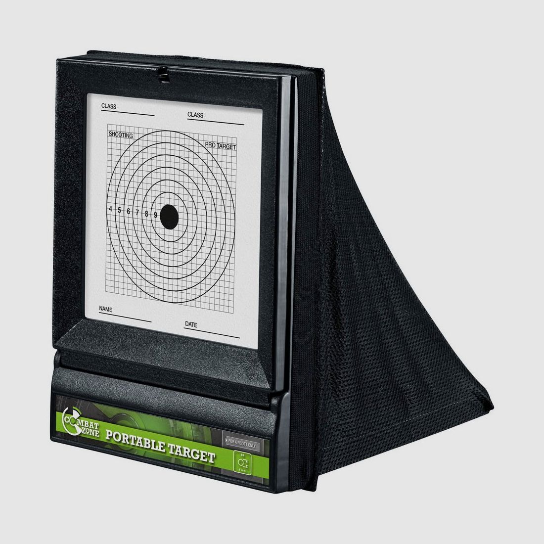 Combat Zone Zielscheibe mit Kugelfang für Airsoft-Waffen
