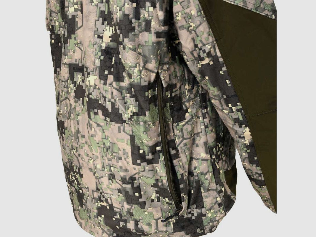 Stretch-Mischjacke in digitalem Camouflage Grün S-3XL, Bild 11 von 11