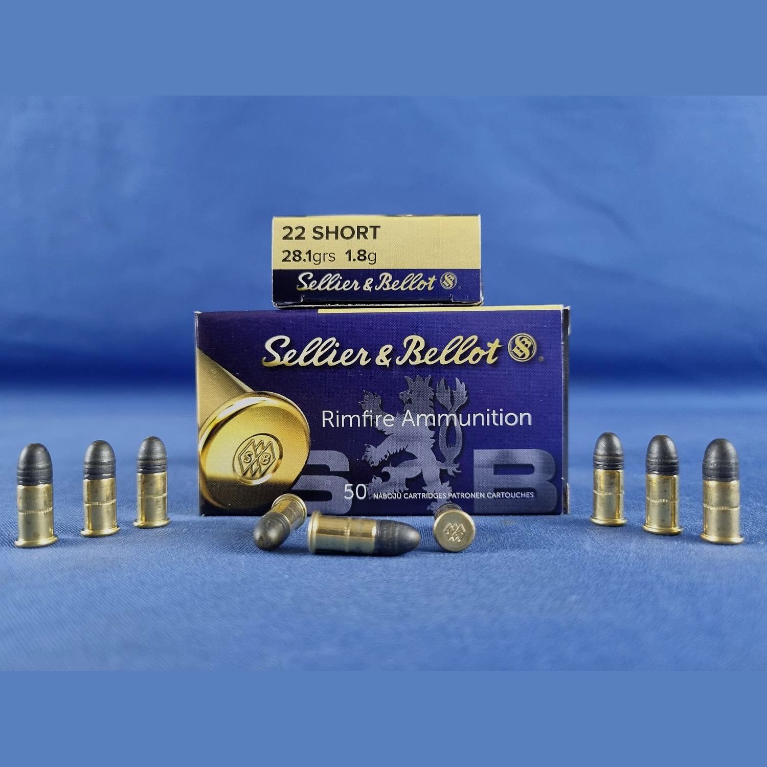 Sellier&Bellot .22 court Target 1,8g/28,1grs.
