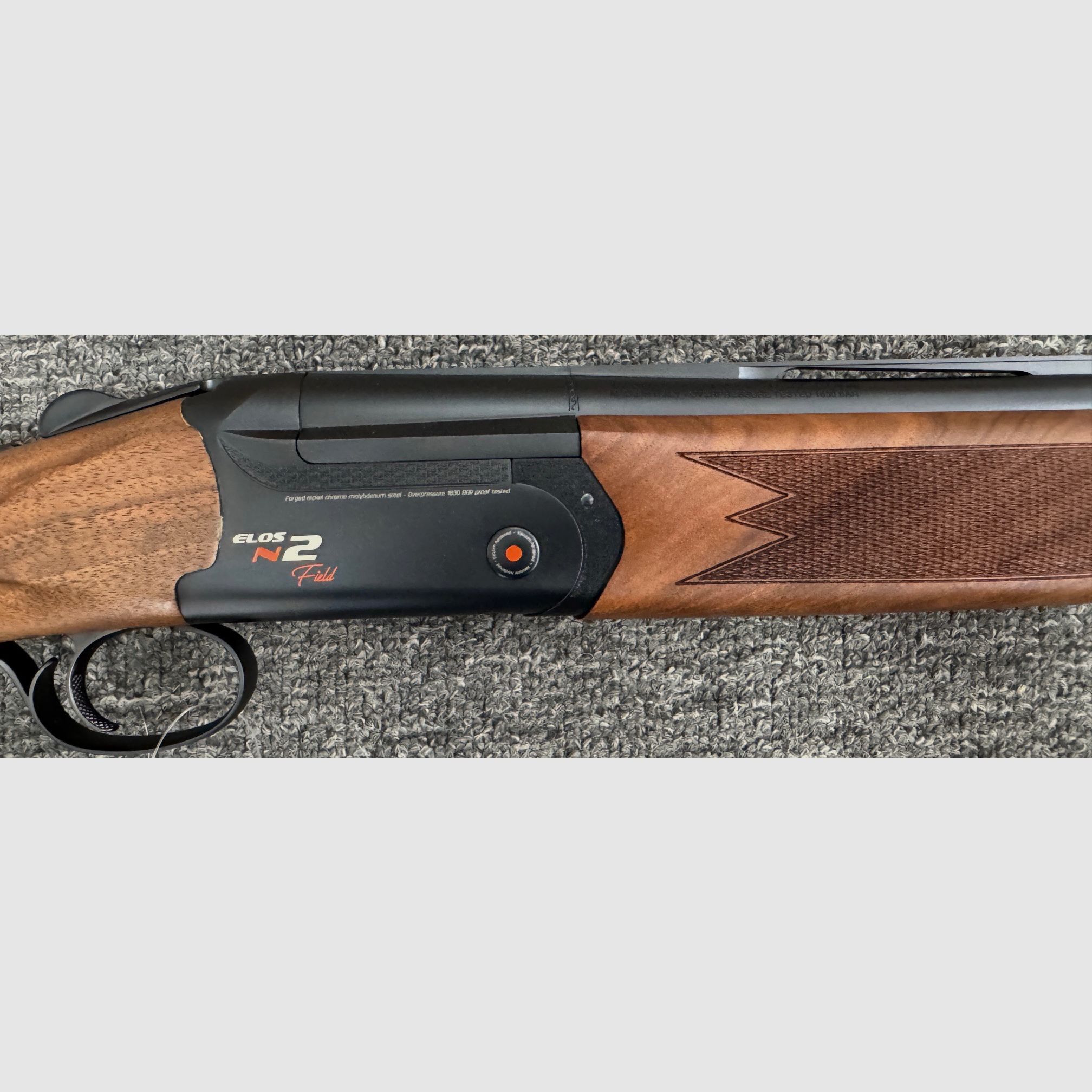 Fusil à deux canons superposés italien Fabarm ELOS N2 Field - 12/76 - Monodétente - Chokes interchangeables