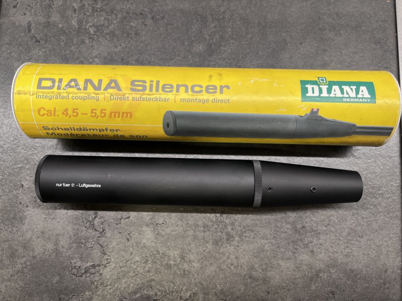 DIANA Silencer Schalldämpfer zum aufstecken Kal.4,5-5,5mm