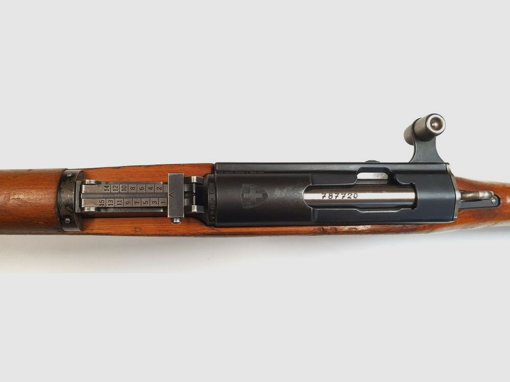 Bern Weapons Factory Repeating Rifle Bern Weapons Factory Swiss K31 Caliber 7.5x55 Swiss complete matching numbers + bayonet