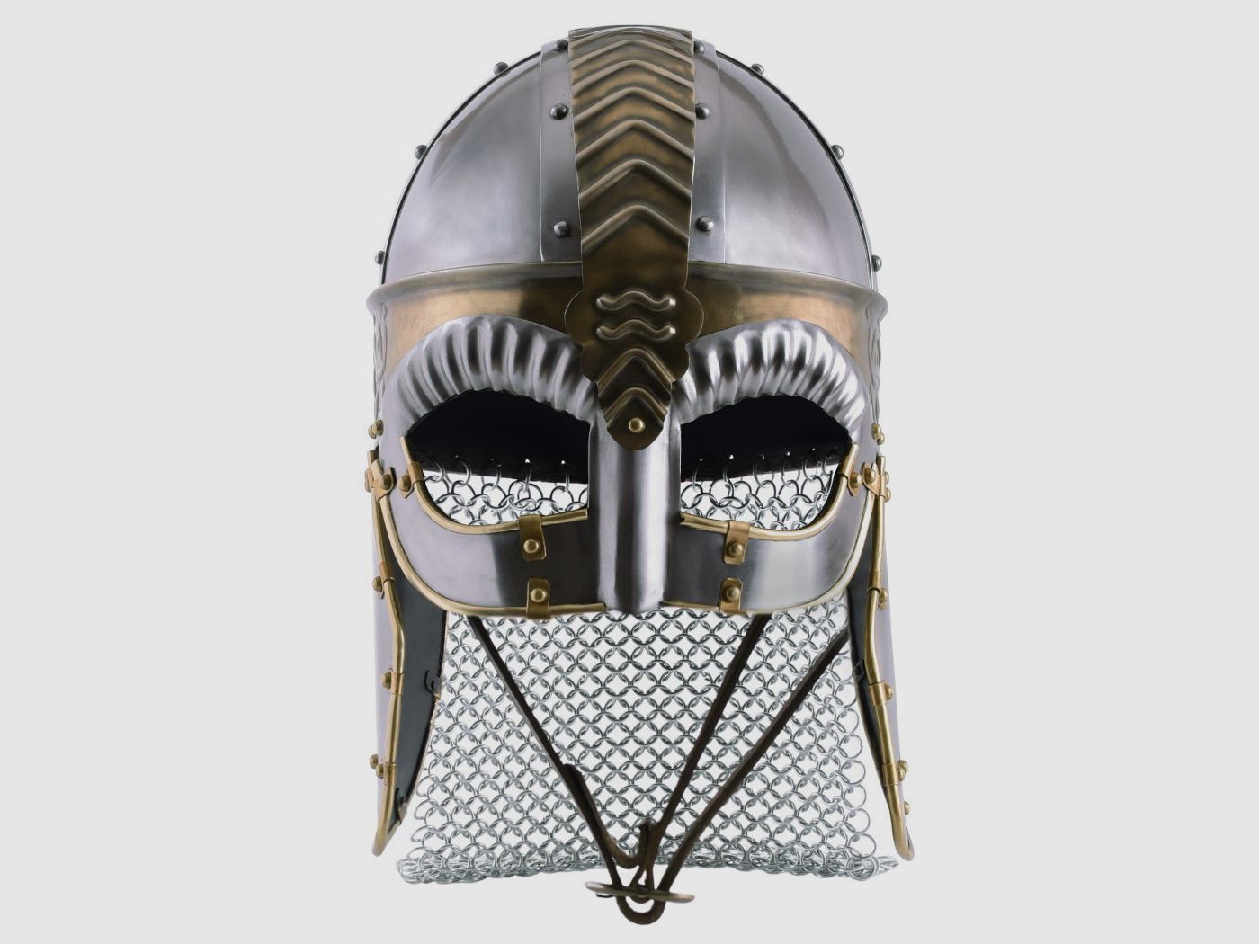 Brillenhelm Beowulf mit Wangenklappen
