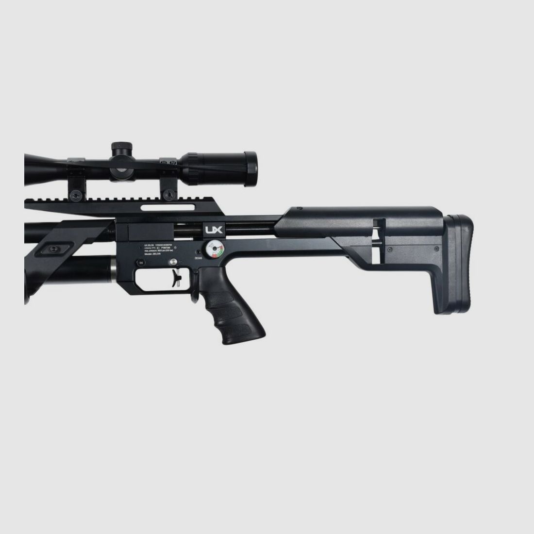 UX UX Zelos BLK Bundle Hawke ZF, Silencer,
