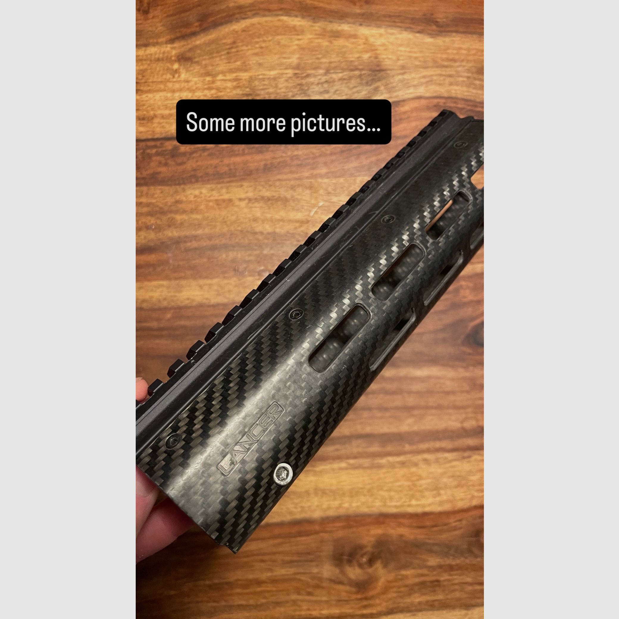 Lancer Carbon Handguard voor Heckler und Koch Mr223