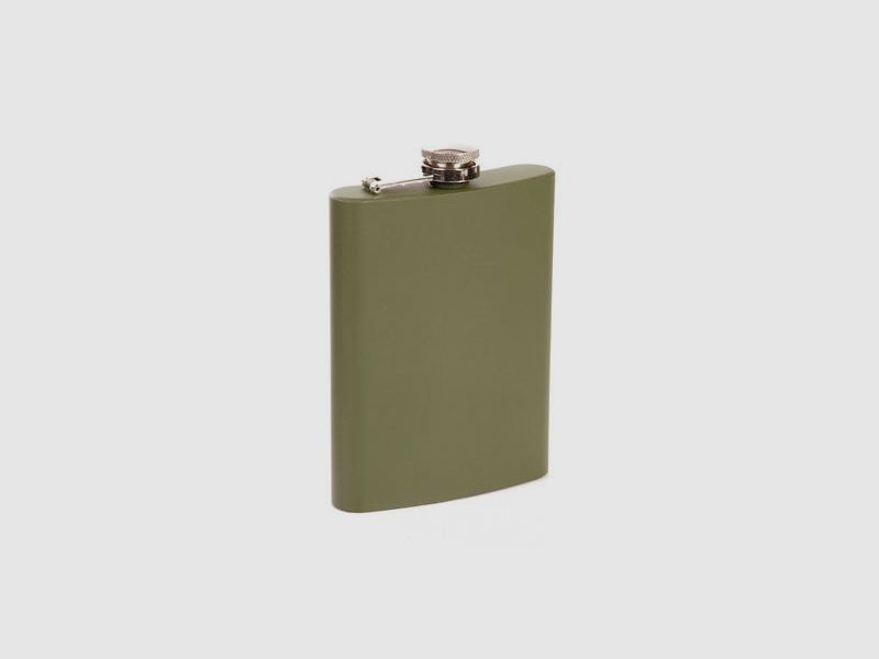 Fiaschetta tascabile 8 once Verde, immagine 1 di 3