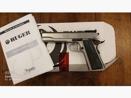 RUGER SR 1911 5” SS 9X21
