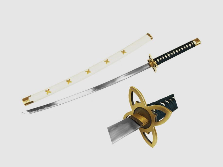 Shigure Anime Katana mit traditioneller Griffwicklung