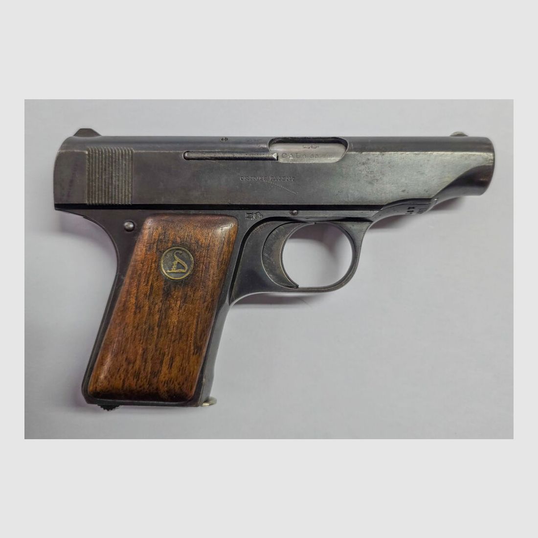 Obras alemanas - Pistola de bolsillo Ortgis de la fábrica de Erfurt