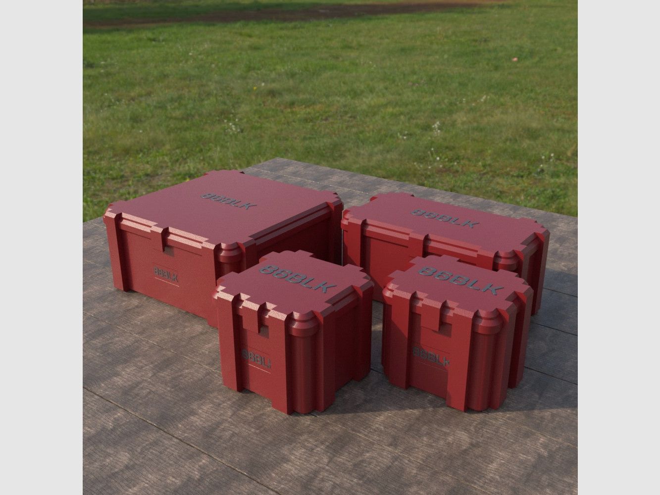 Filamelt Munitionsbox / Ammo Box 8.6 Blackout – Patronenbox ‘Klappdeckel’ – 20 / 25 / 50 / 100 Runden