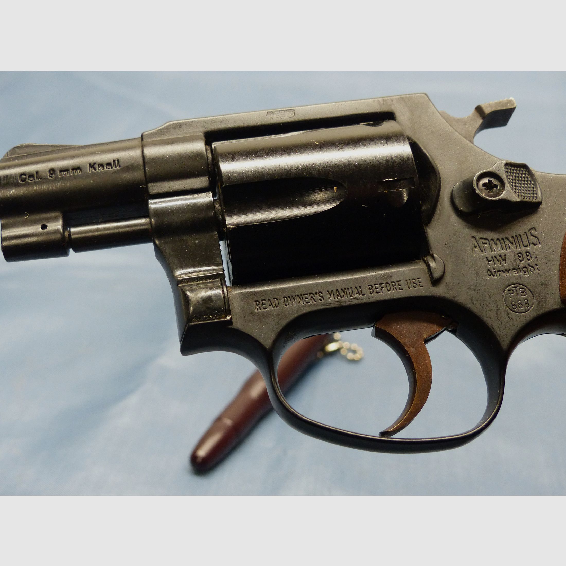 Weihrauch Arminus HW 88 Super Airweight blank-firing revolver 9 mm, immagine 2 di 10