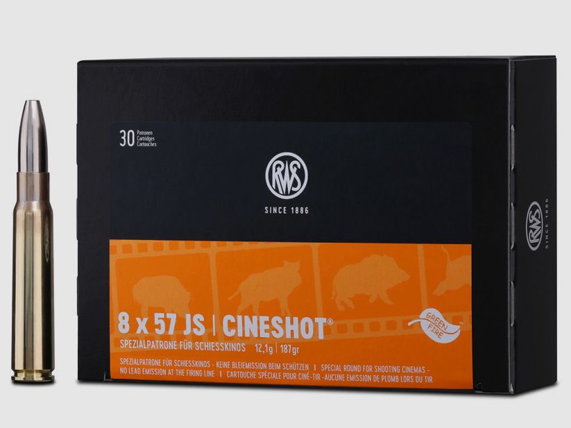 RWS 8x57JS Cineshot 12,1g - 187gr 30er Pck.