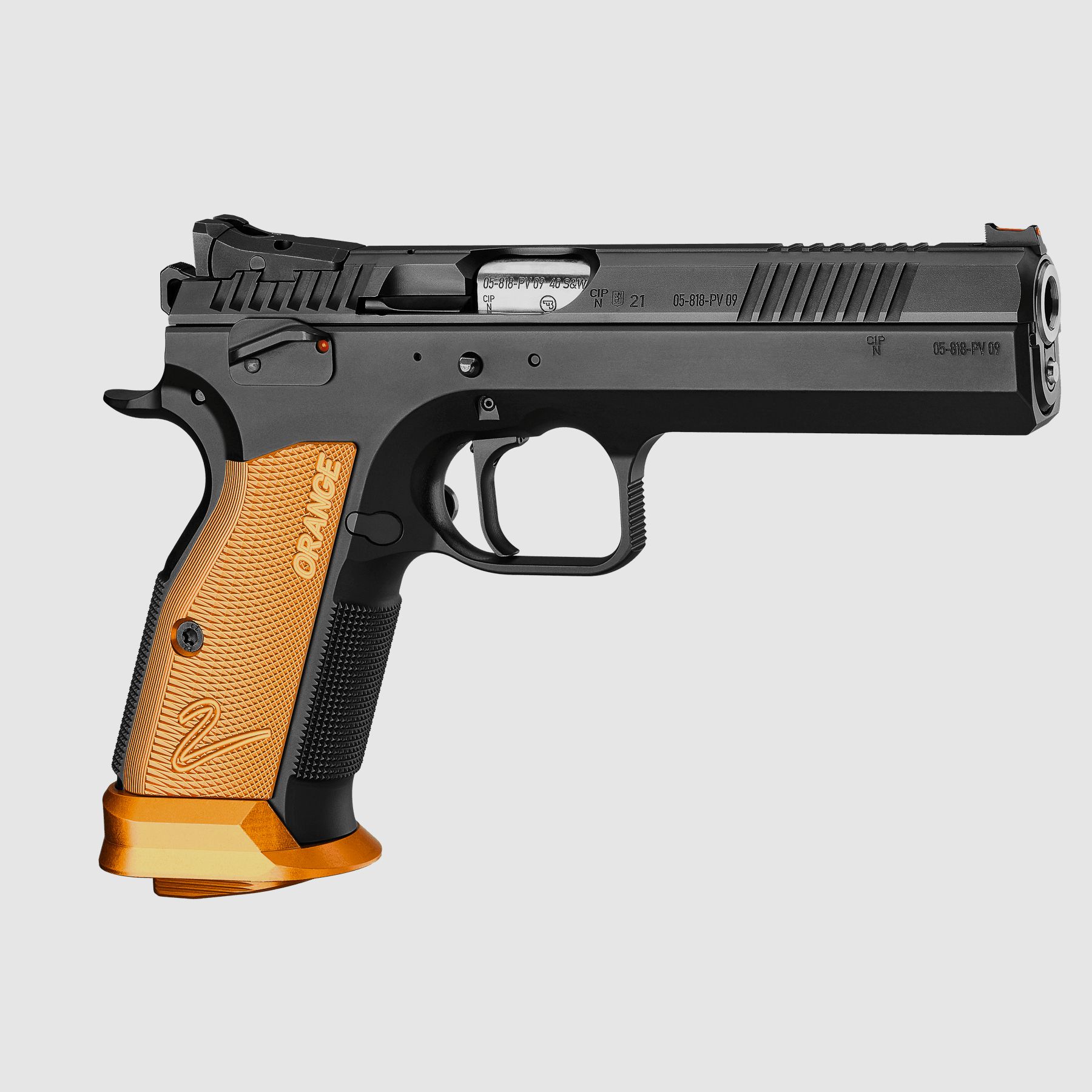 CZ TS 2 Orange / 9mmLuger / SA uniquement / 500 coups
