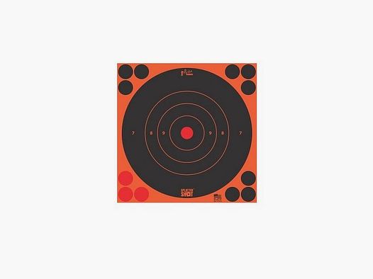 6 Bullseye orange 20cm targets