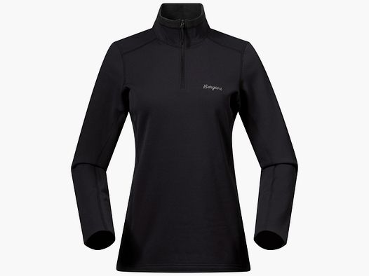 Bergans Midtli Midlayer Half Zip Women Black XL