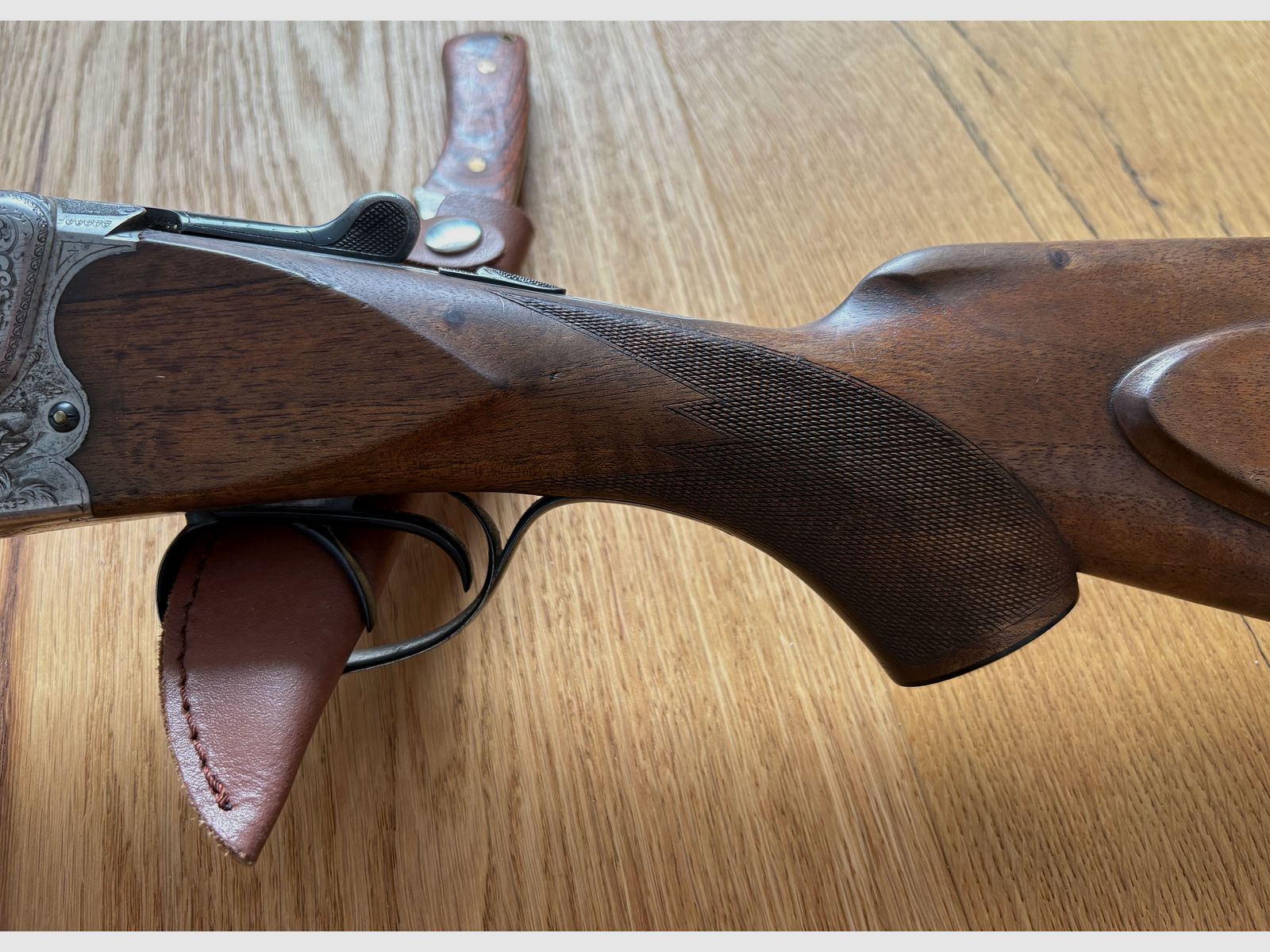 Suhl double-barreled shotgun 12/70