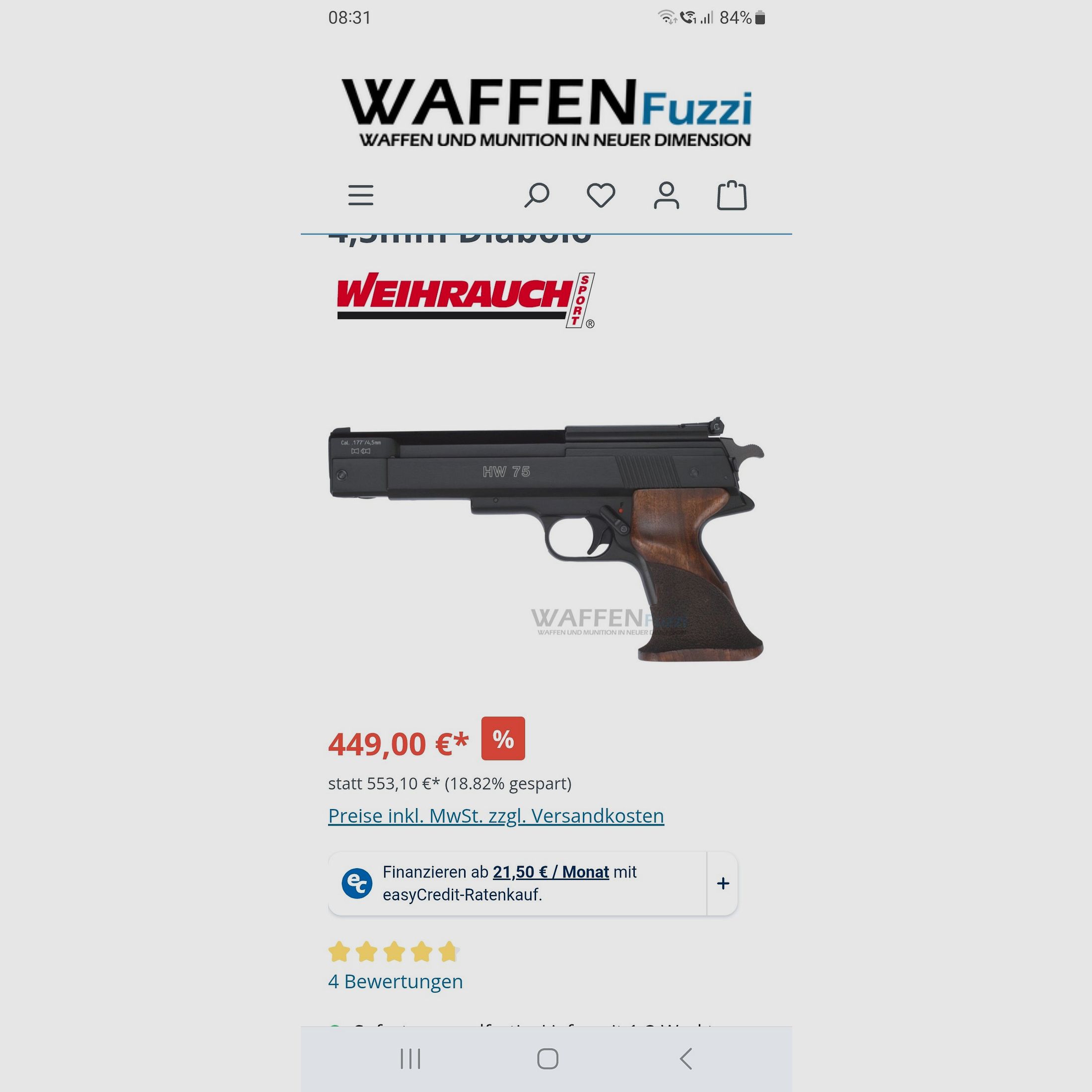 Weihrauch HW75 