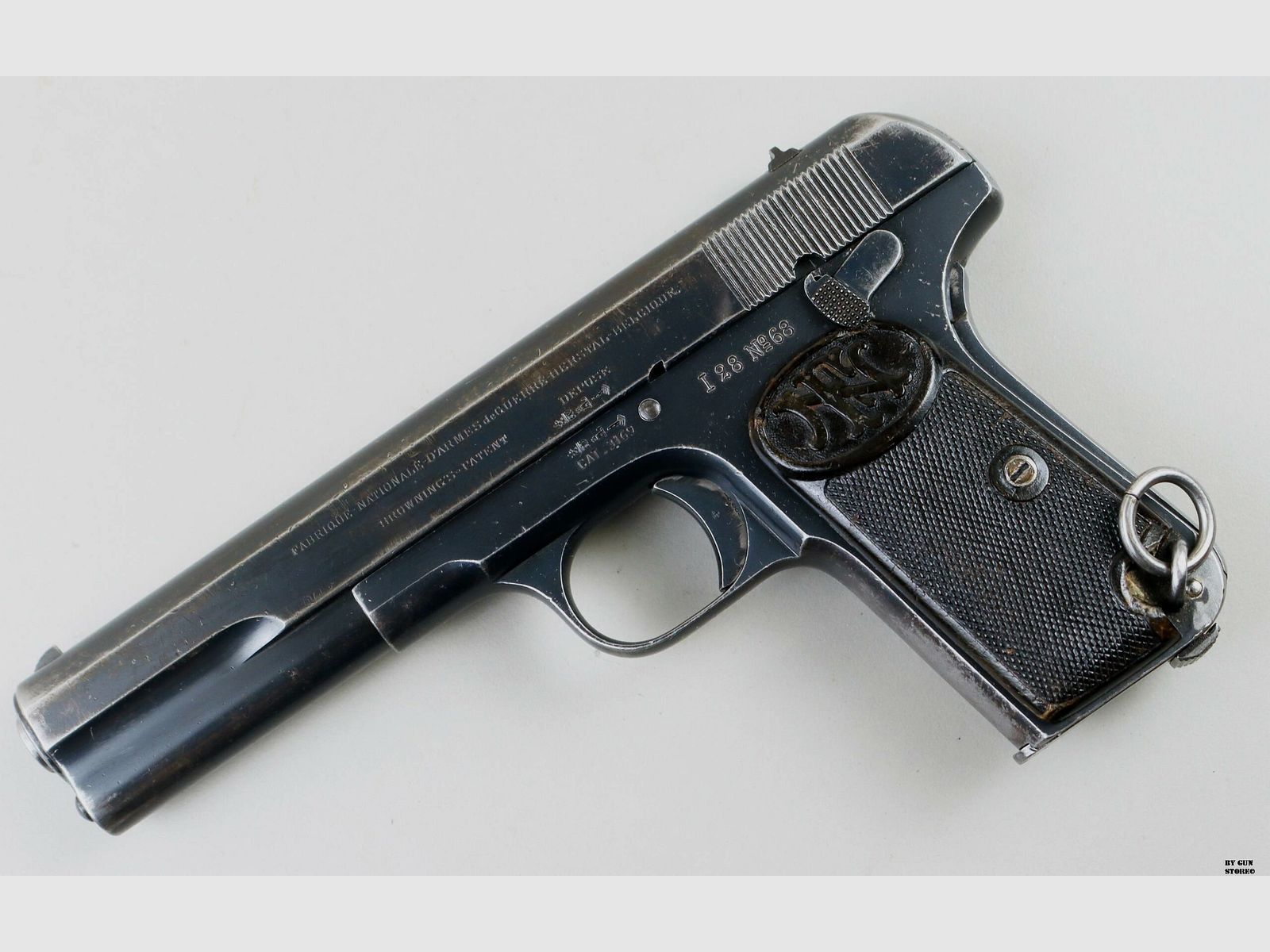 Pistole F.N. Browning mod. M/07 cal. 9mm Br. Long matr. 10608, Bild 2 von 11