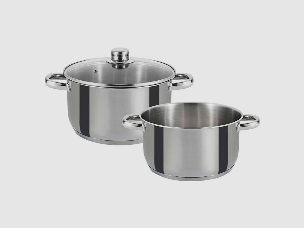 Stockpot with Lid Ø24cm Stainless Steel for All Heat Sources, image 2 of 4