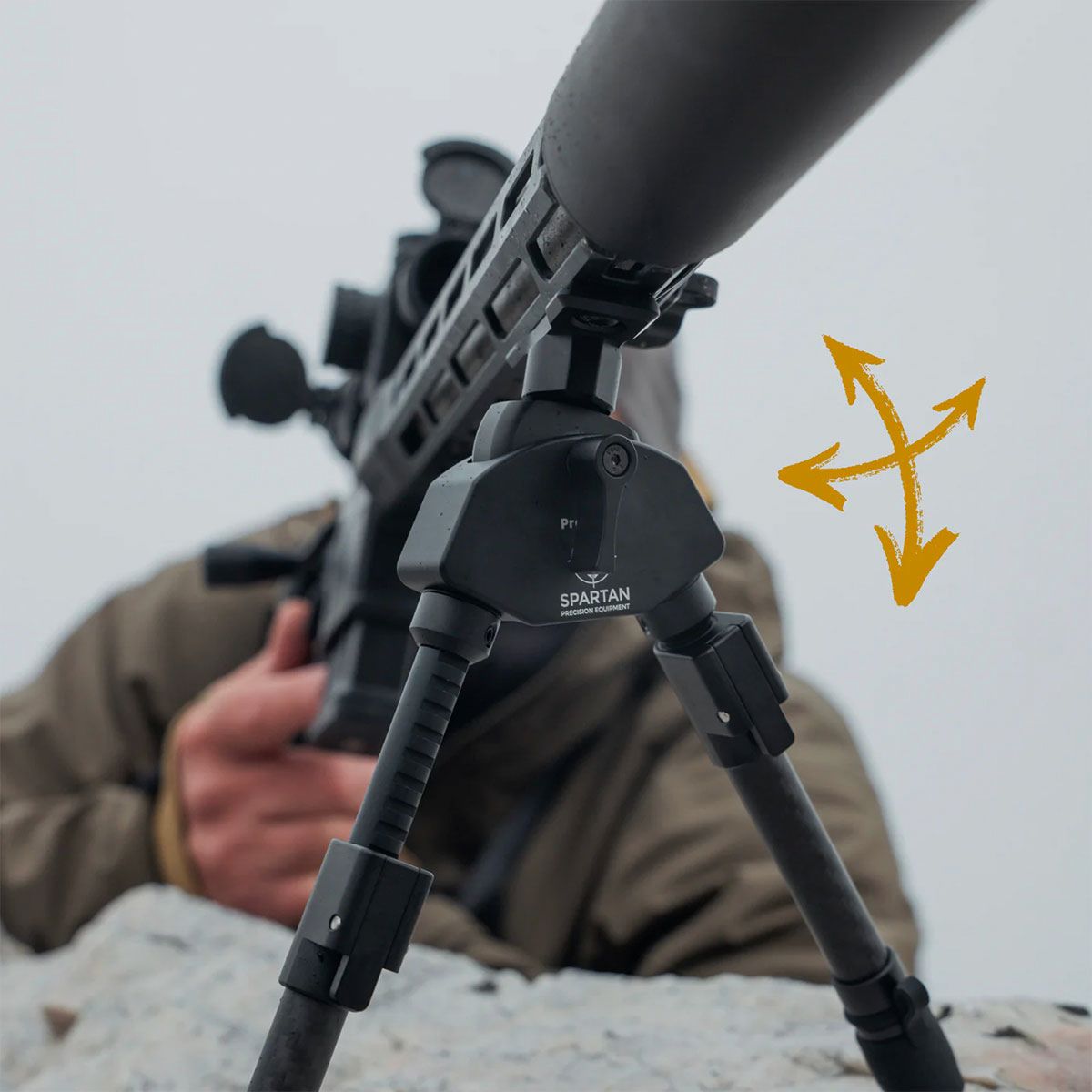 BIPIEDE – SPARTAN PRECISION EQUIPMENT – JAVELIN® PRO HUNT TAC BIPOD | Ultra-lightweight | Quick Detach, immagine 4 di 19