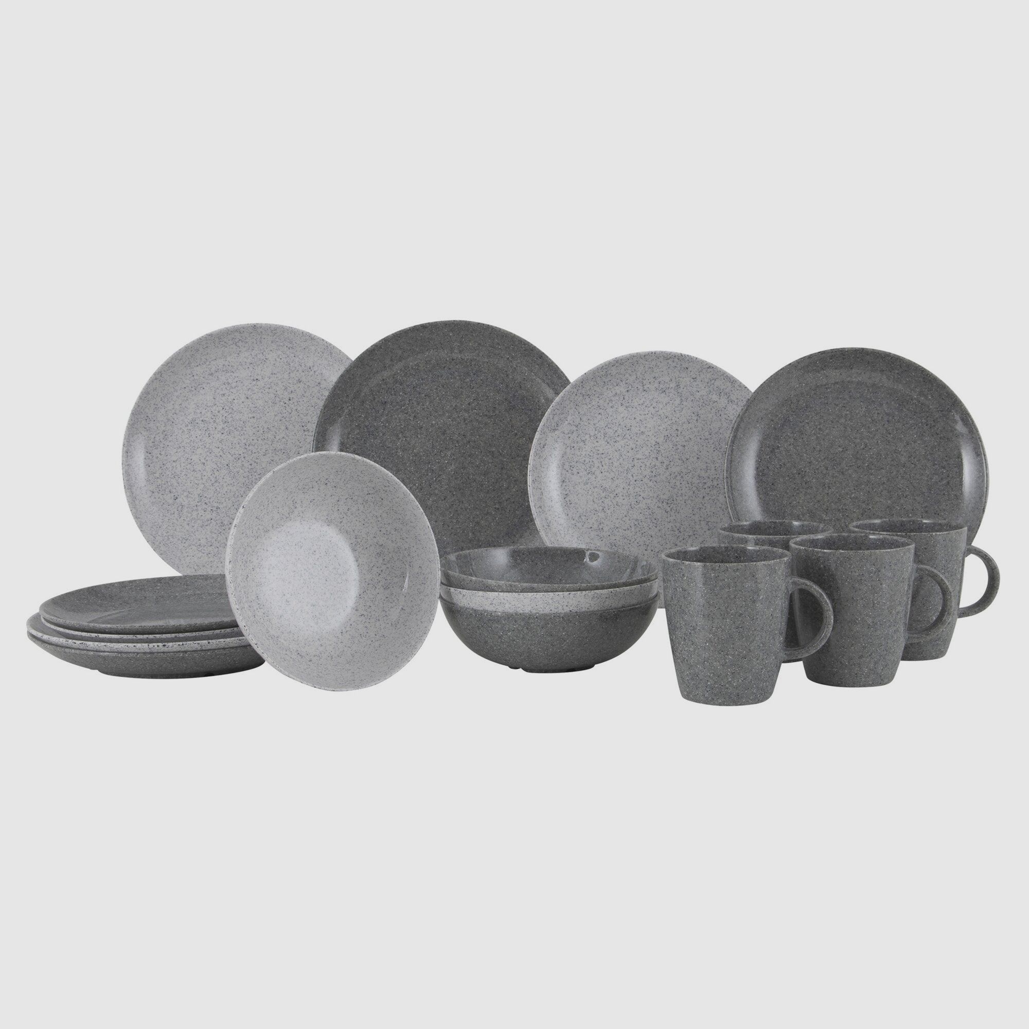 Set da tavola Solid Line, blu, immagine 10 di 18