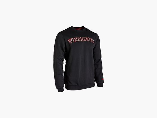 Pullover, Winchester, Falcon, Rundhalsausschnitt, Schwarz, S