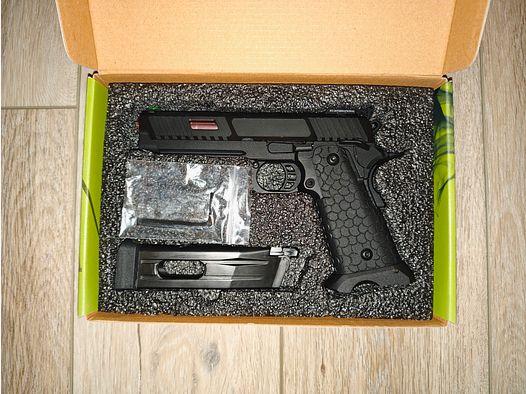 ASG / STI International Combat Master 2011 JW3 Airsoftpistool Volledig metaal CO2