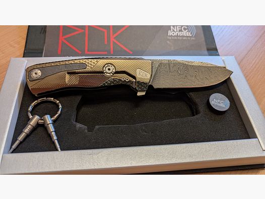 Lionsteel ROK Damast Titanium Gold NOWY