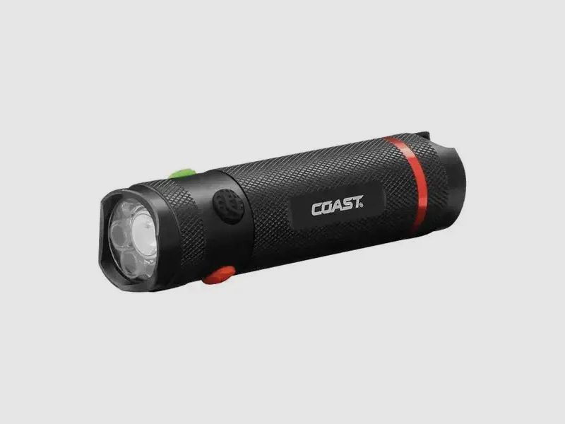Lampe de poche Coast Coast TX12 385 lumens noir rouge
