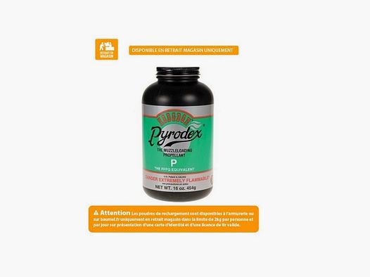 PÓLVORA NEGRA HODGDON PYRODEX P 454G - Equivalente VECTAN PNF2