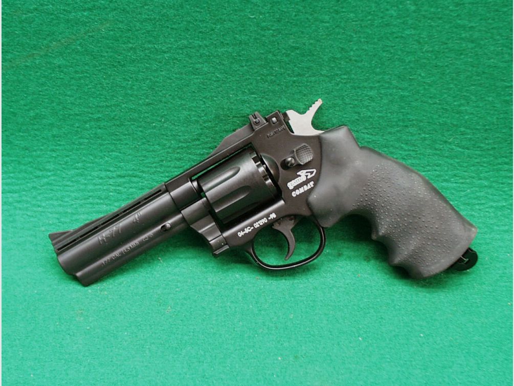 GAMO CO2 Revolver R-77 Combat 4", nero, immagine 1 di 4