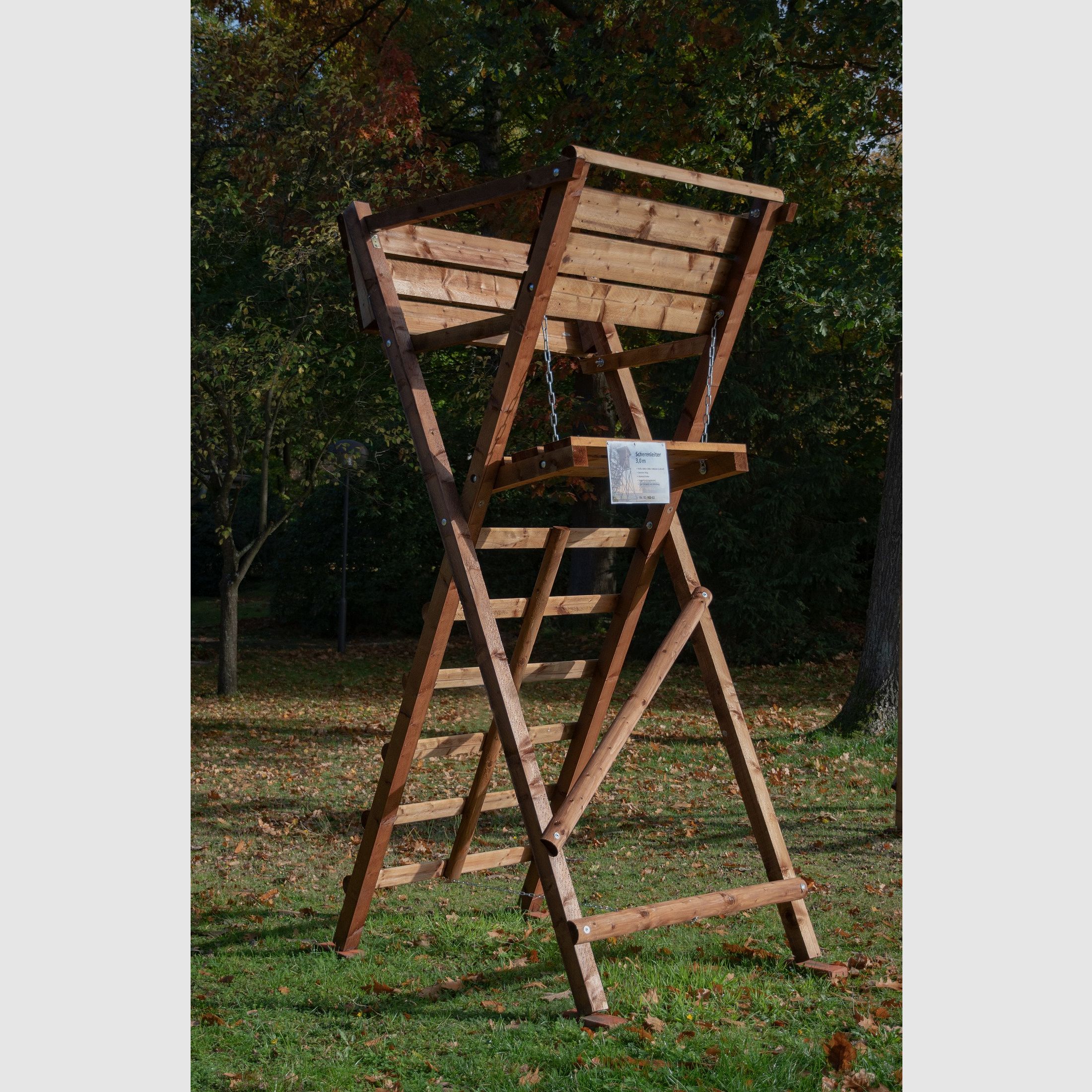 Jagdholz Scherenleiter