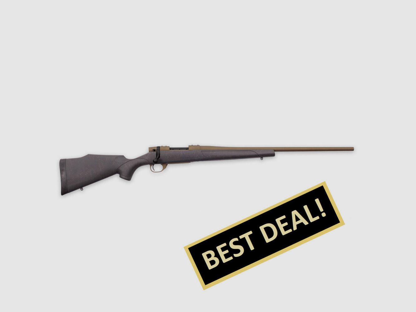 Weatherby VANGUARD WEATHERGUARD .300 WEATH MAG 26"/66CM BRONZE CERAKOTE 1/2"-28