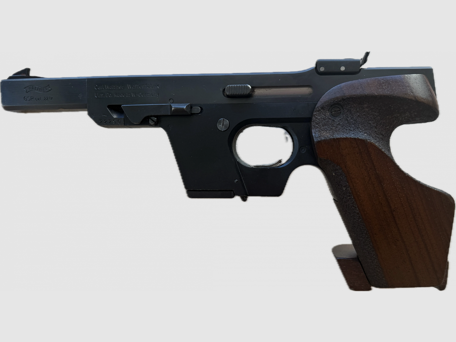 Walther GSP sport pistol caliber .22 l.r., image 2 of 4
