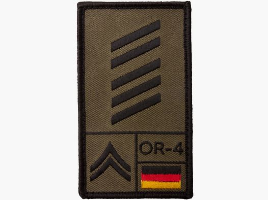 Café Viereck Rank Patch Corporal First Class