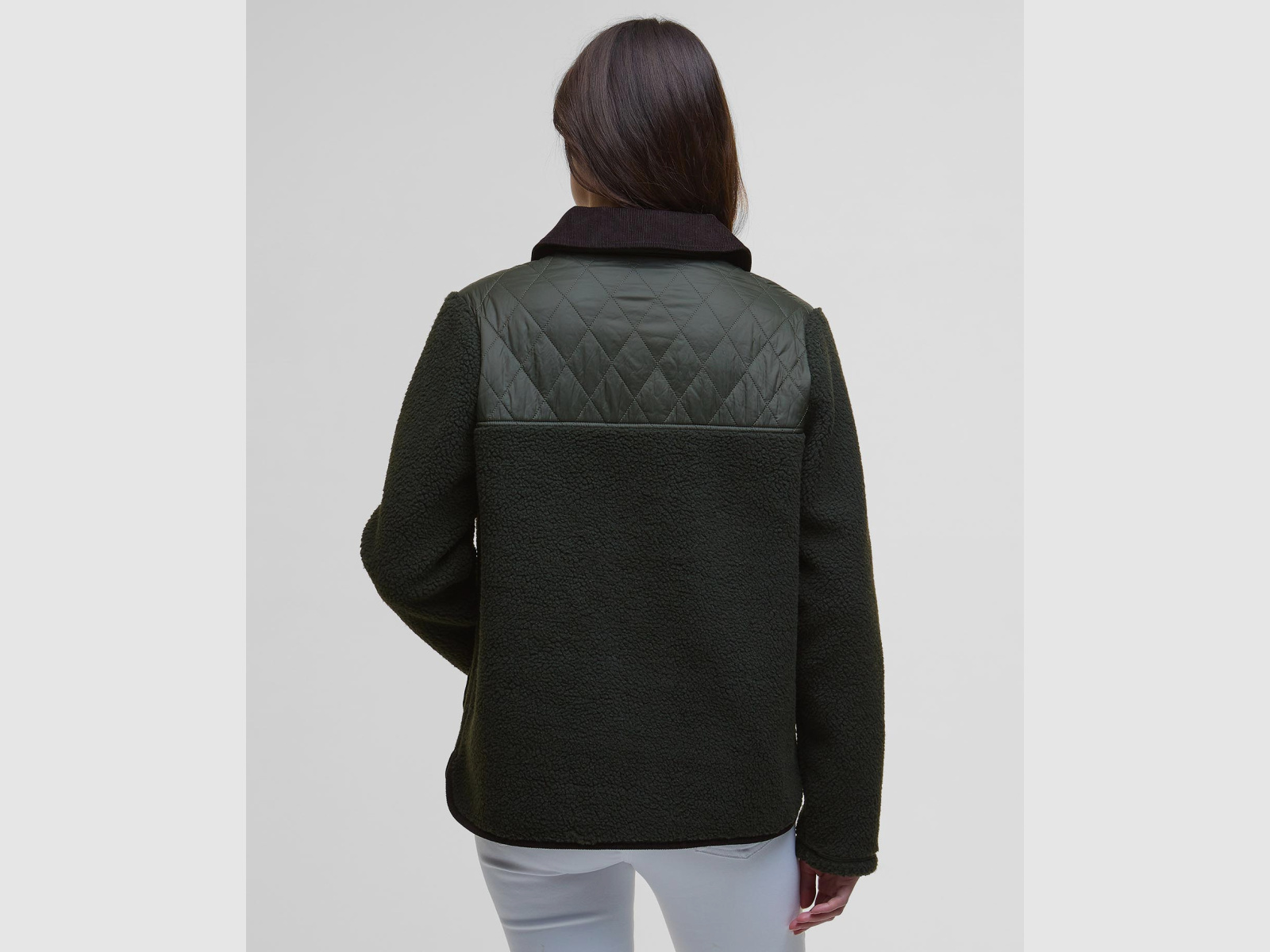 BARBOUR Fleece Laurel Olive