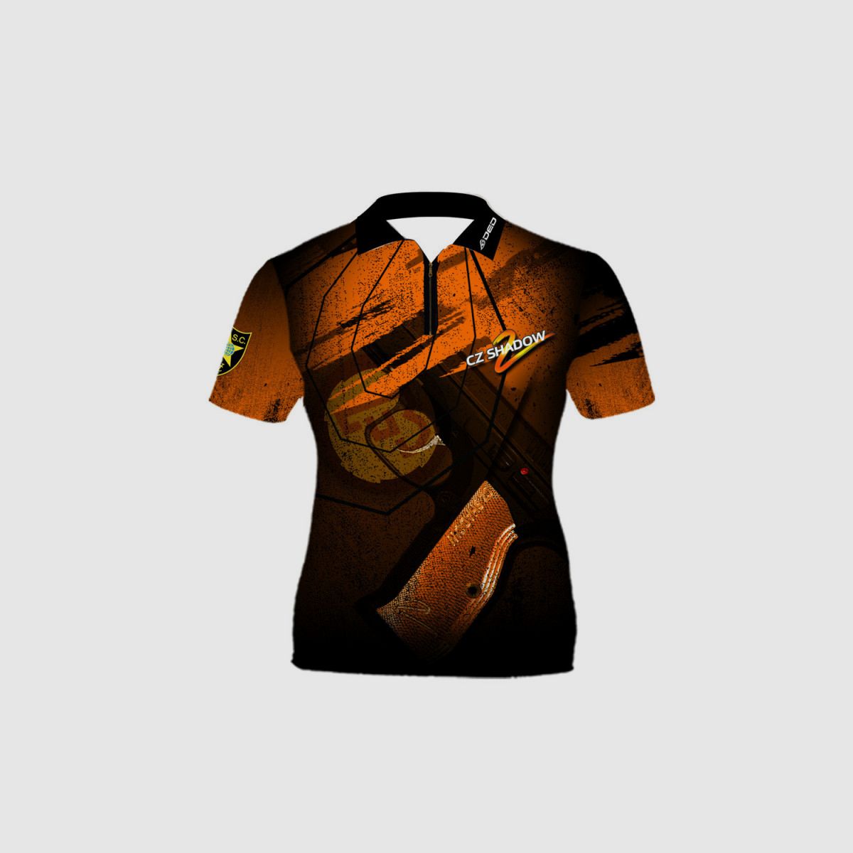 DED CZ Shadow 2 Orange T-Shirt, Größe: M, Benutzerdefinierter Name: Kein Name, Bekleidungsart: Regulär (Herren), Bild 3 von 3