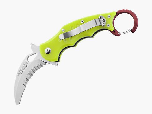 Taschenmesser Rescue Kerambit Yellow