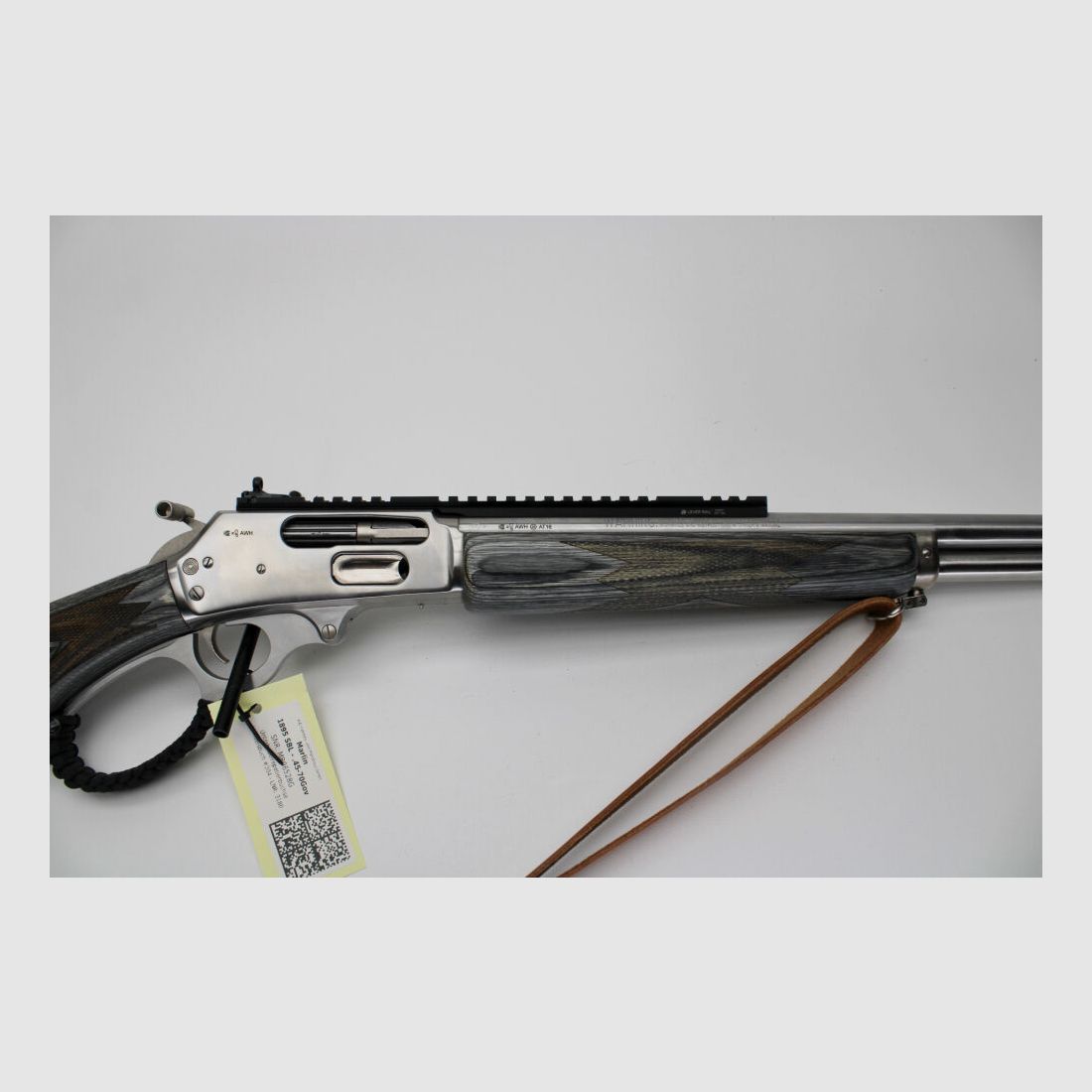UHR Büchse Marlin 1895 SBL Kal. 45-70 GOV Stainless Lederriemen .45-70Gov, Bild 6 von 8
