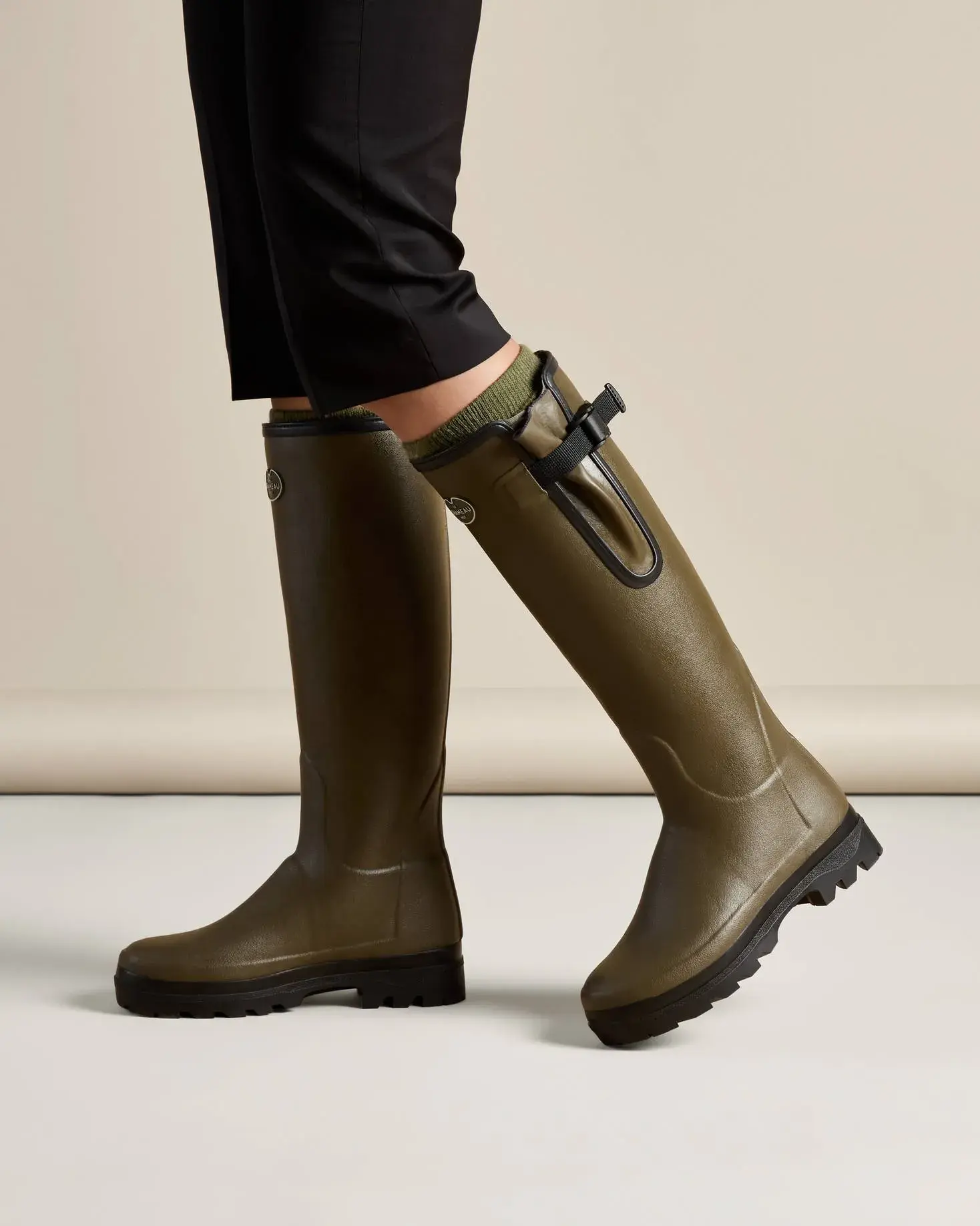 Bottes Vierzonord Damen Le Chameau mit Neoprenfutter Grün, Bild 14 von 16