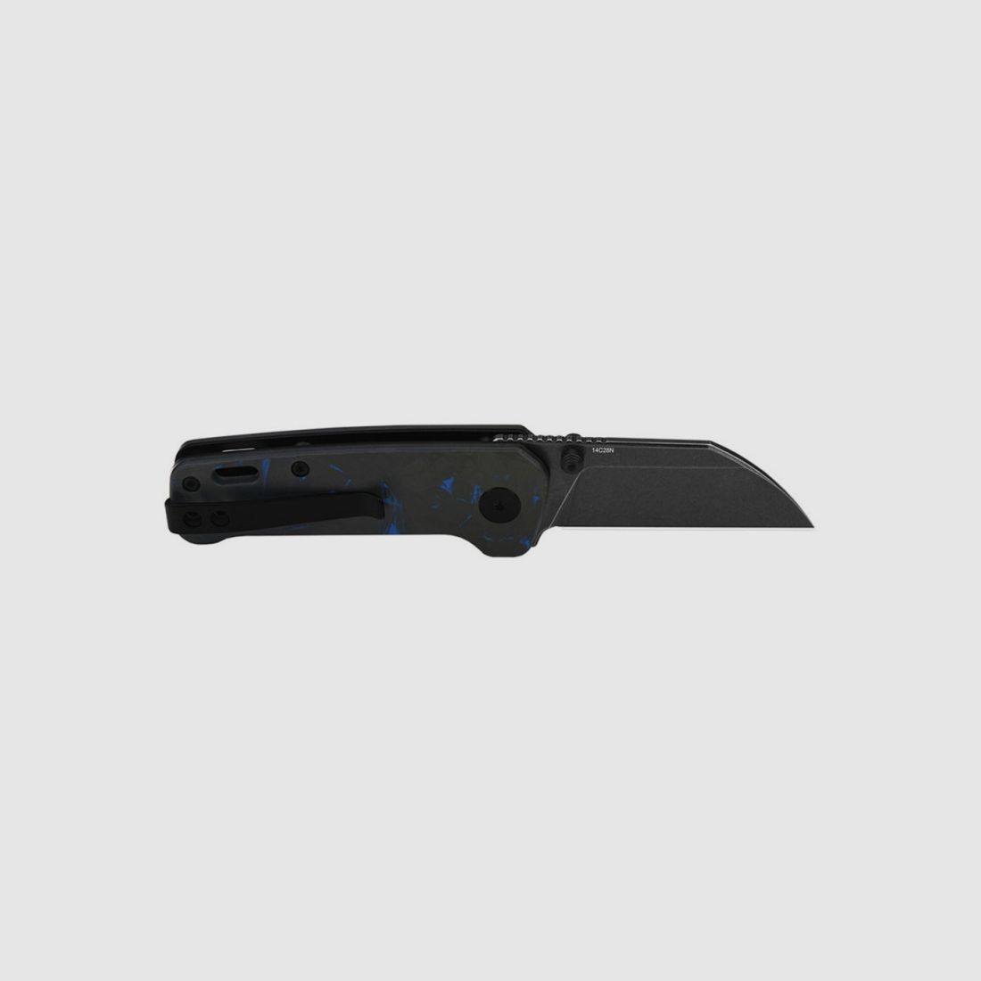 QSP PENGUIN MINI MESSER CARBON / G10 BLAU, Bild 3 von 4