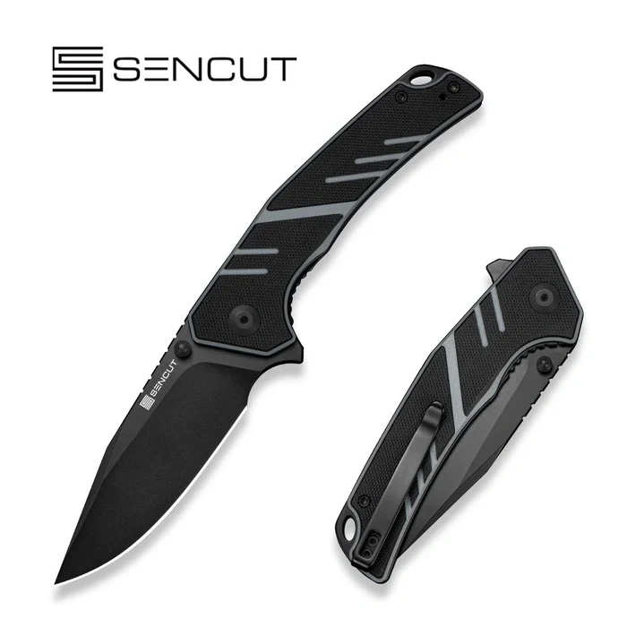 Zakmes Sencut Quirk Black-Gray G10, Black D2 (S25099-2)