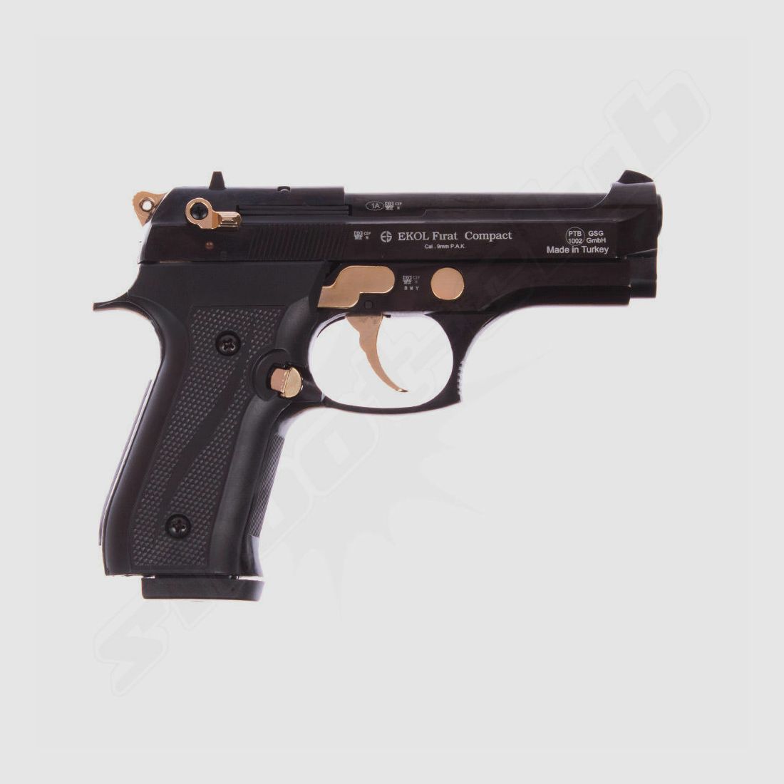 Ekol Ekol Compact black-gold cal. 9mm gas pistol