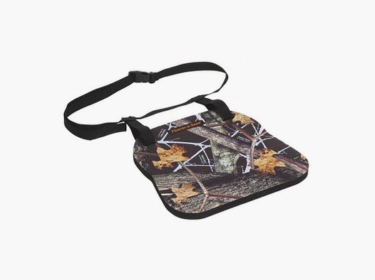Cuscino termico Therm A Seat camo marrone con cinghia.